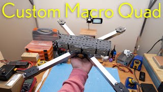 Custom FPV Macro Quad Build // Part 1 - custom carbon fibre frame &amp; fabricating arms
