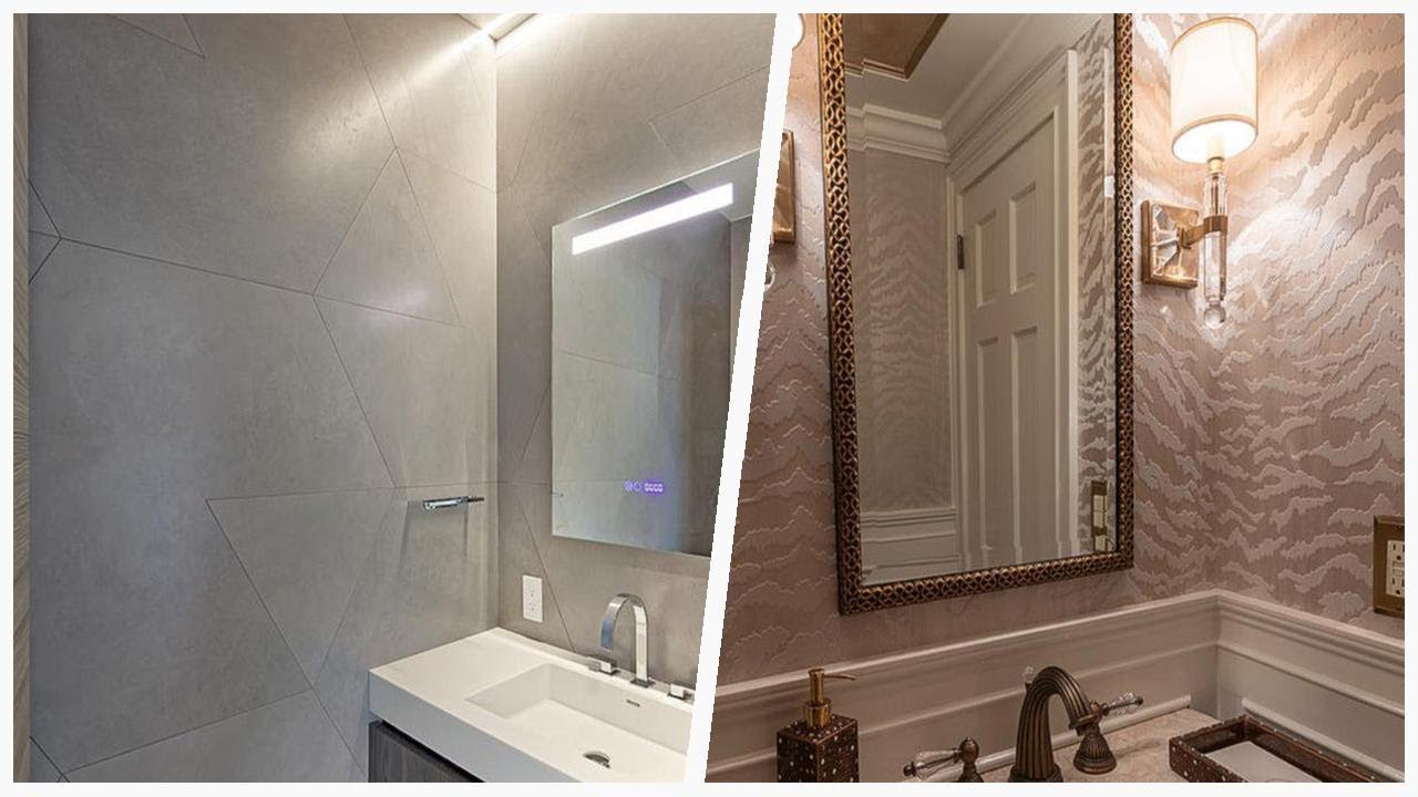 Transform Your Tiny Powder Room: Chic Beige & Brown Ideas | Designer ...