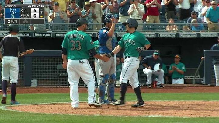 KC@SEA: Hebert hits two-run shot to right field