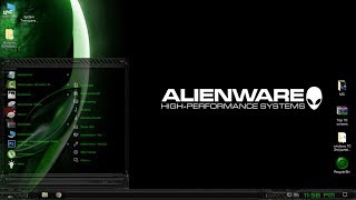 Alienware theme for Windows 10