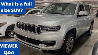 Viewer Q&A: What is a Full Size SUV, Standard SUV, Premium SUV and Crossover. National Car Rental.