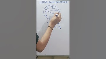 Addition Trick with Clock 🔥 | Math Hack  | #maths