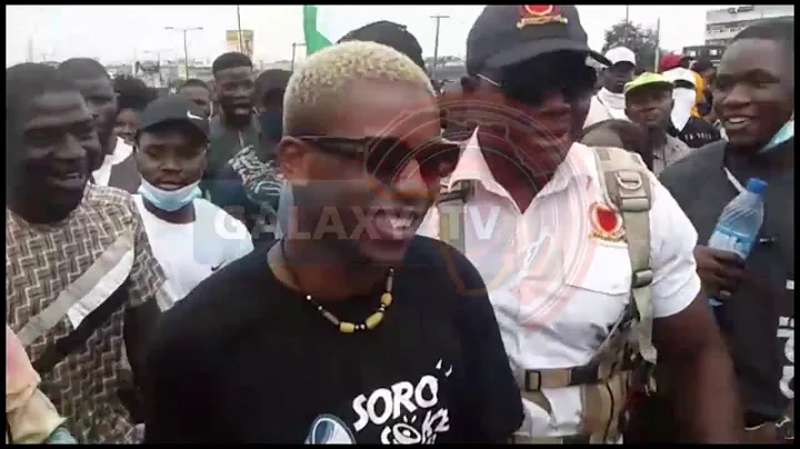 Seun Kuti, Kizz Daniel, Small Doctor, Vector Lead #ENDSARS Protest, Demand Better Governance.