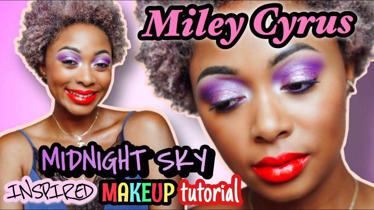 TUTORIAL: Miley Cyrus Midnight Sky Inspired Makeup Tutorial