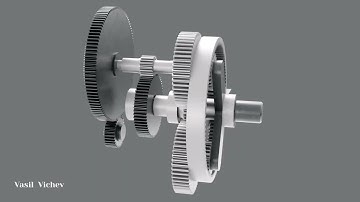 Exploded Gear Animation | Blender 3D