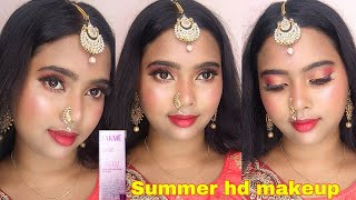 Summer hd beginners makeup look#stepbystep #summer #makeup