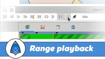 Timeline range and loop playback feature