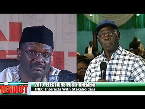 Oshiomhole Questions Timing Of Postponement, As INEC Chairman Regrets Decision