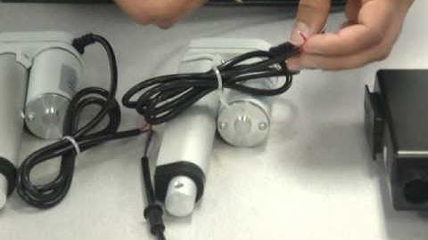 Connecting Mini Actuators to a Control Box - Progressive Automations