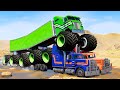 Monster Truck Crashes #32 - Beamng drive