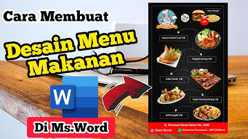 Cara membuat menu makanan di msword #msword #simpel