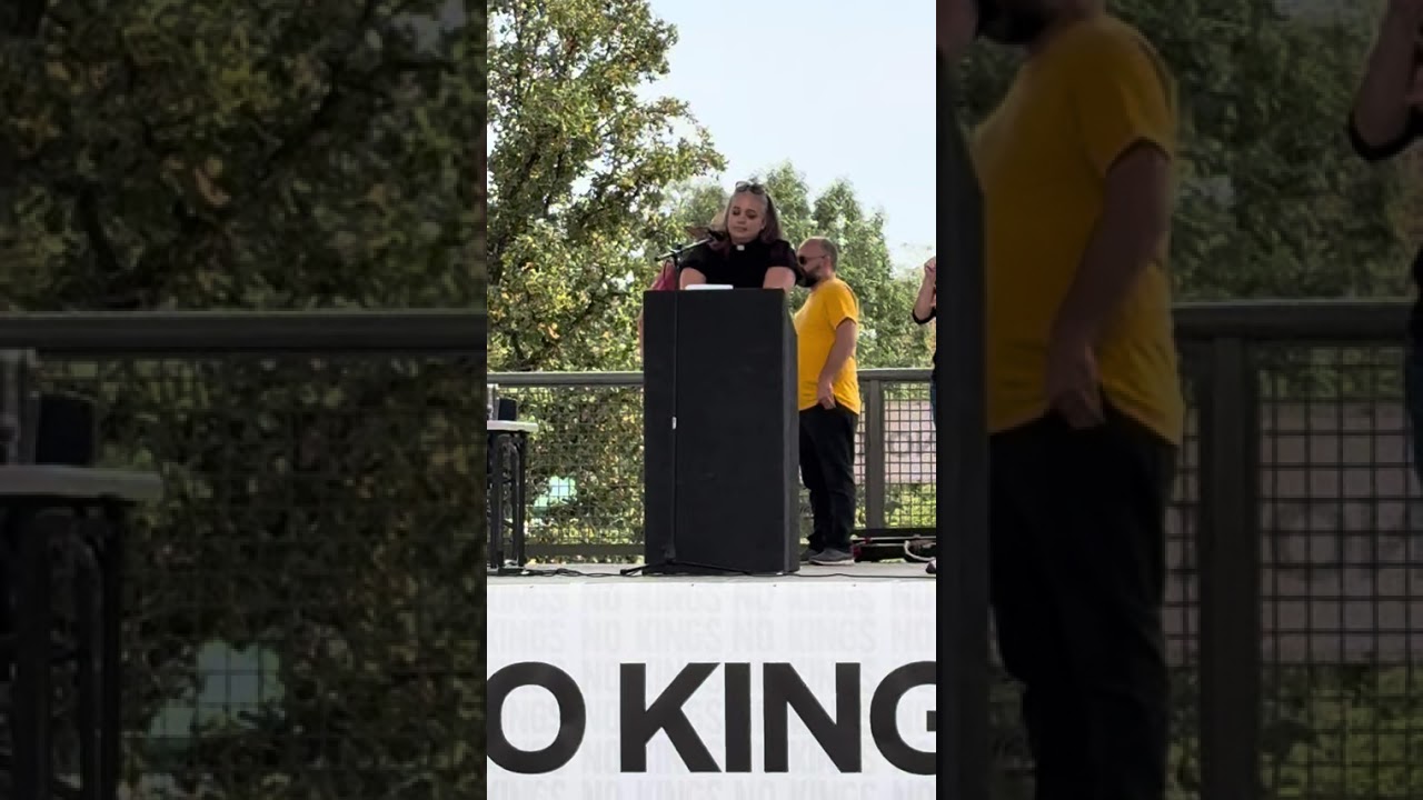 No Kings 2.0 Rally 2025 10 18 Seminarian Melissa Gibson