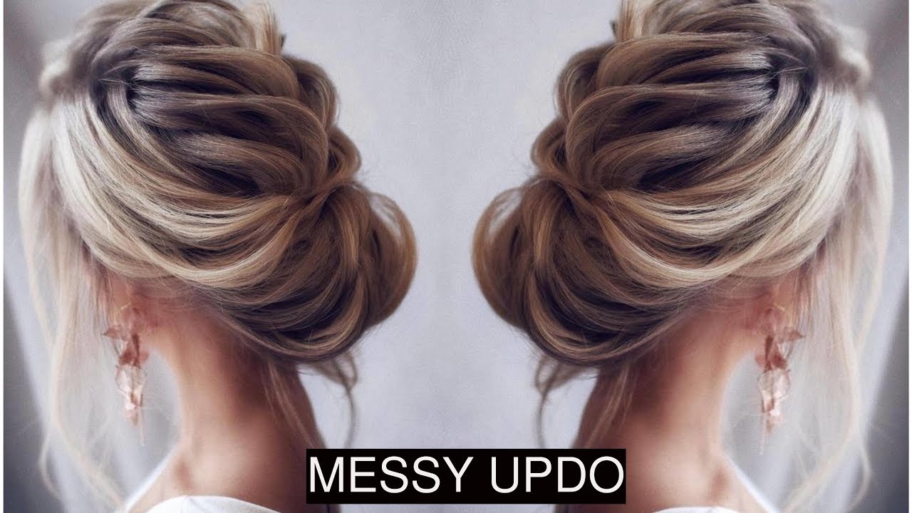 EASIEST PARTY UPDO | PROM HAIRSTYLES FOR MEDIUM LONG HAIR TUTORIAL - thptnganamst.edu.vn