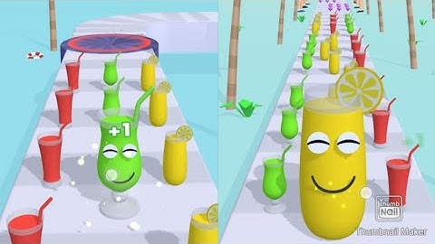 Juice Run ASMR Gameplay ! Very relaxing and satisfying All Levels Gameplay Walkthrough Android iOS