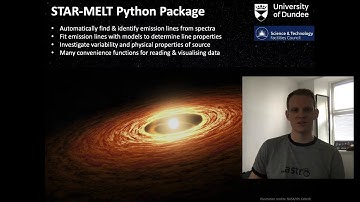 STAR-MELT Python Package talk. Astronomical emission line analysis