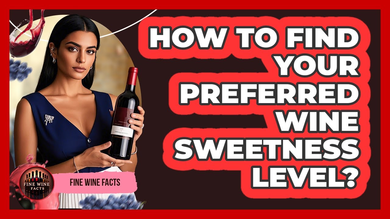 How To Find Your Preferred Wine Sweetness Level?