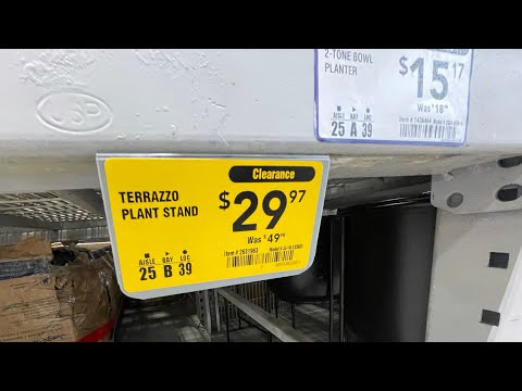 Clearance Lowes Plant Stands and Free Plant Container Idea by SC Happily And Family