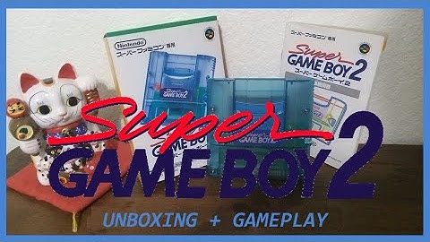Super Game Boy 2 Unboxing with Gameplay