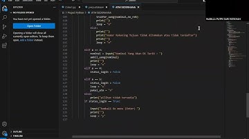 TUGAS PEMROGRAM BERORIENTASI OBJEK "ATM SEDERHANA"