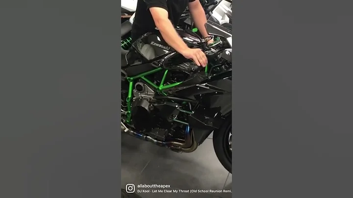 Listen to this H2R death machine!  #loud #love #new #shorts #bike #superbike #h2r #crazy #nuts