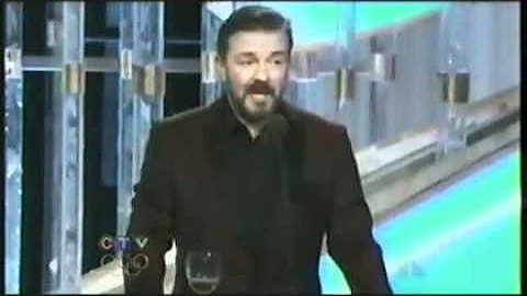 Ricky Gervais - Presentaciones Globos de Oro SUBTITULADO
