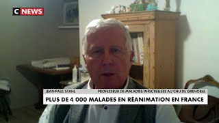 Covid-19 : plus de 4.000 malades en réanimation en France