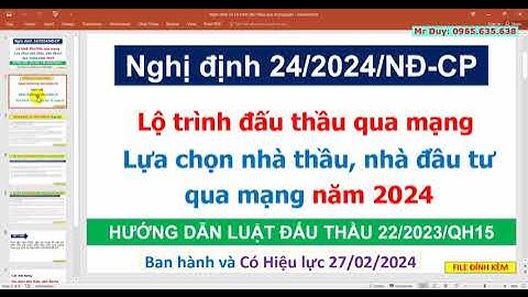 Hạch toán doanh thu bán hồ sơ mời thầu năm 2024