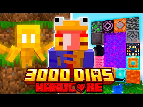 Sobreviví 3000 Días en Minecraft Hardcore