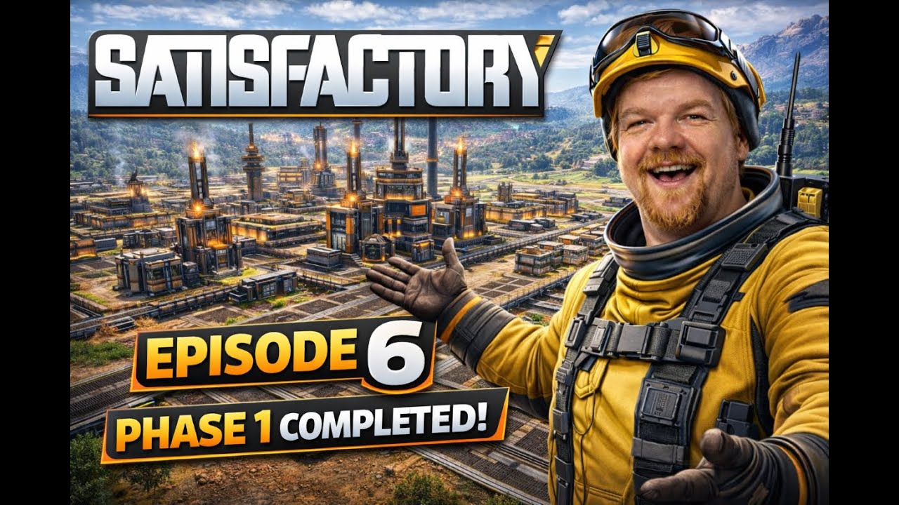 Finishing Phase 1 - Satisfactory - Ep6