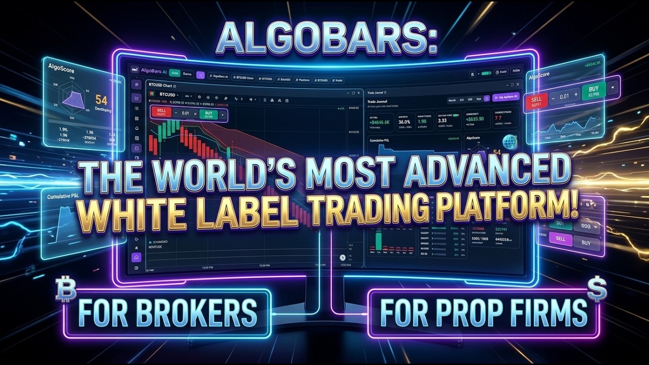 Run a brokerage or prop firm on the AlgoBars platform