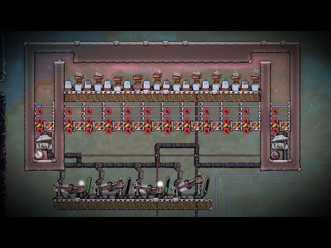 Hydrogen and Oxygen Power Plant Experiment! Oxygen Not Included