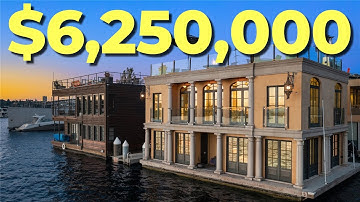 Tour a Breathtaking $6,250,000 Luxury Floating Home on Seattle