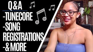 TUNECORE, PRODUCER ROYALTIES, SONG REGISTRATION Q&amp;A