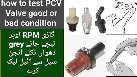 how to test PCV Valve on your car PCV Valve struk open or close position explained | testing urdu