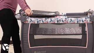 How-to Video: Baby Trend Nursery Center Playard Flip-away Changing Table