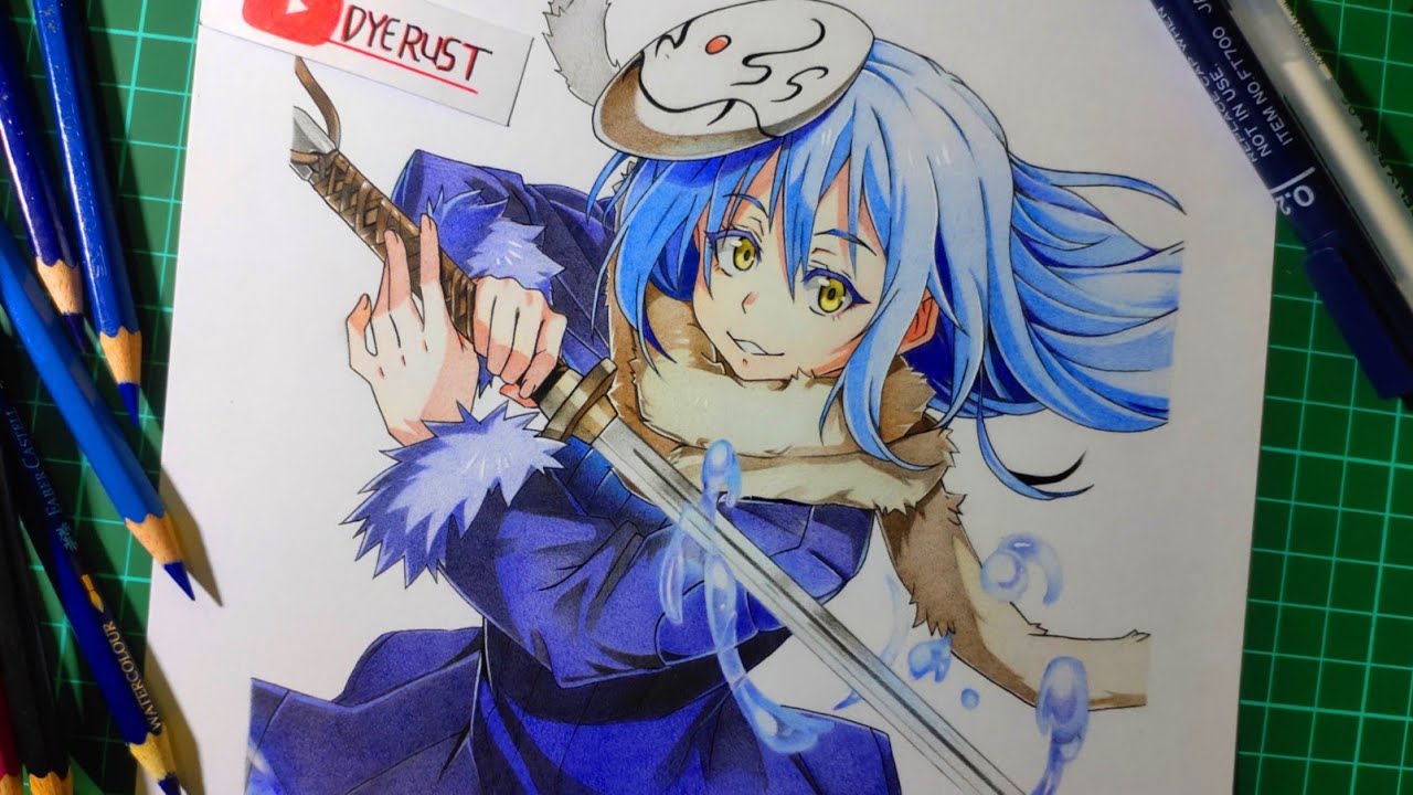 rimuru tempest (tensei shitara slime datta ken) drawn by