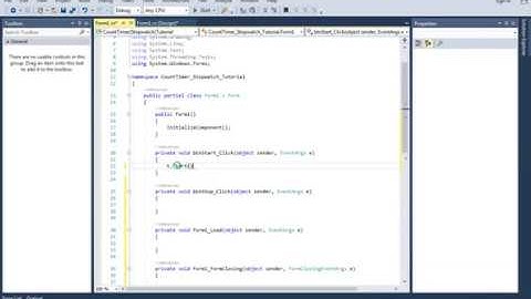 C# Tutorial -  Make a Stopwatch Application in Windows Form
