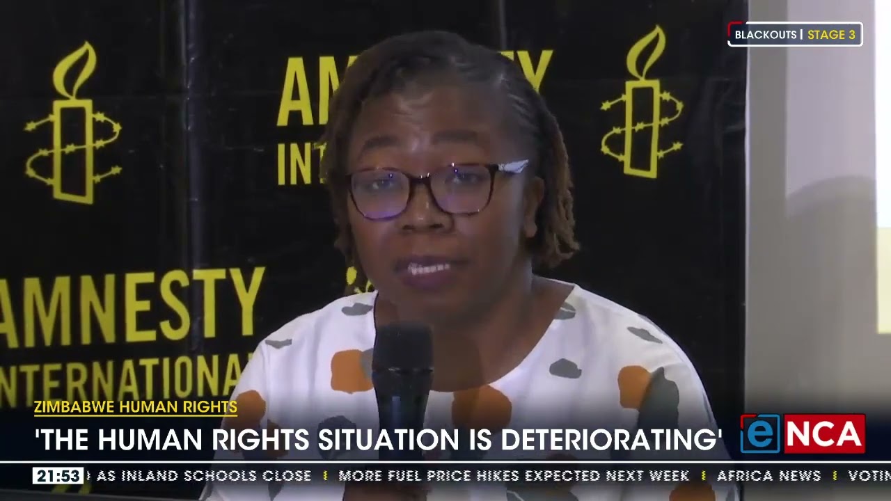 Zimbabwe Human Rights | 'The Human rights situation is deteriorating'