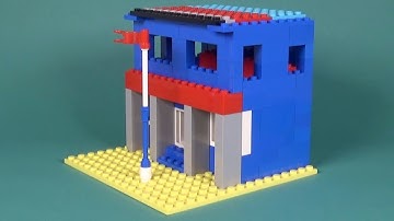 Lego Police Station (001) Building Instructions - LEGO Classic How To Build - DIY