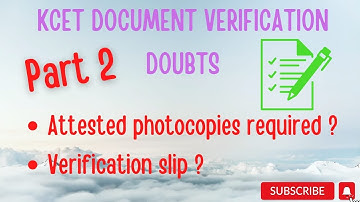 KCET DOCUMENT VERIFICATION DOUBTS PART 2 ||KCET 2022||