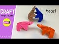 How to Make Origami Bear - Origami Polar Bear Easy Origami Animals