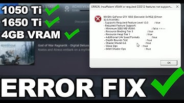 God of War Ragnarok CRASH FIX Insufficient VRAM Error Solved! | VRAM Requirement Error Fix | Bypass