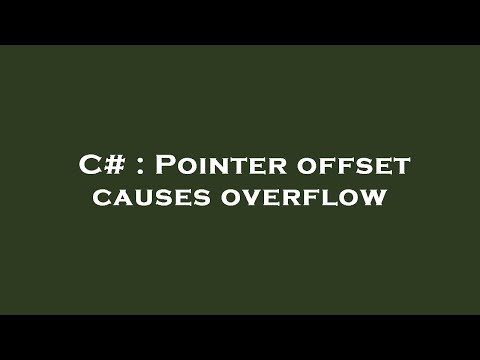 C# : Pointer