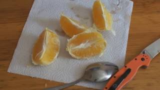 Как собрать апельсин (Видео наоборот)