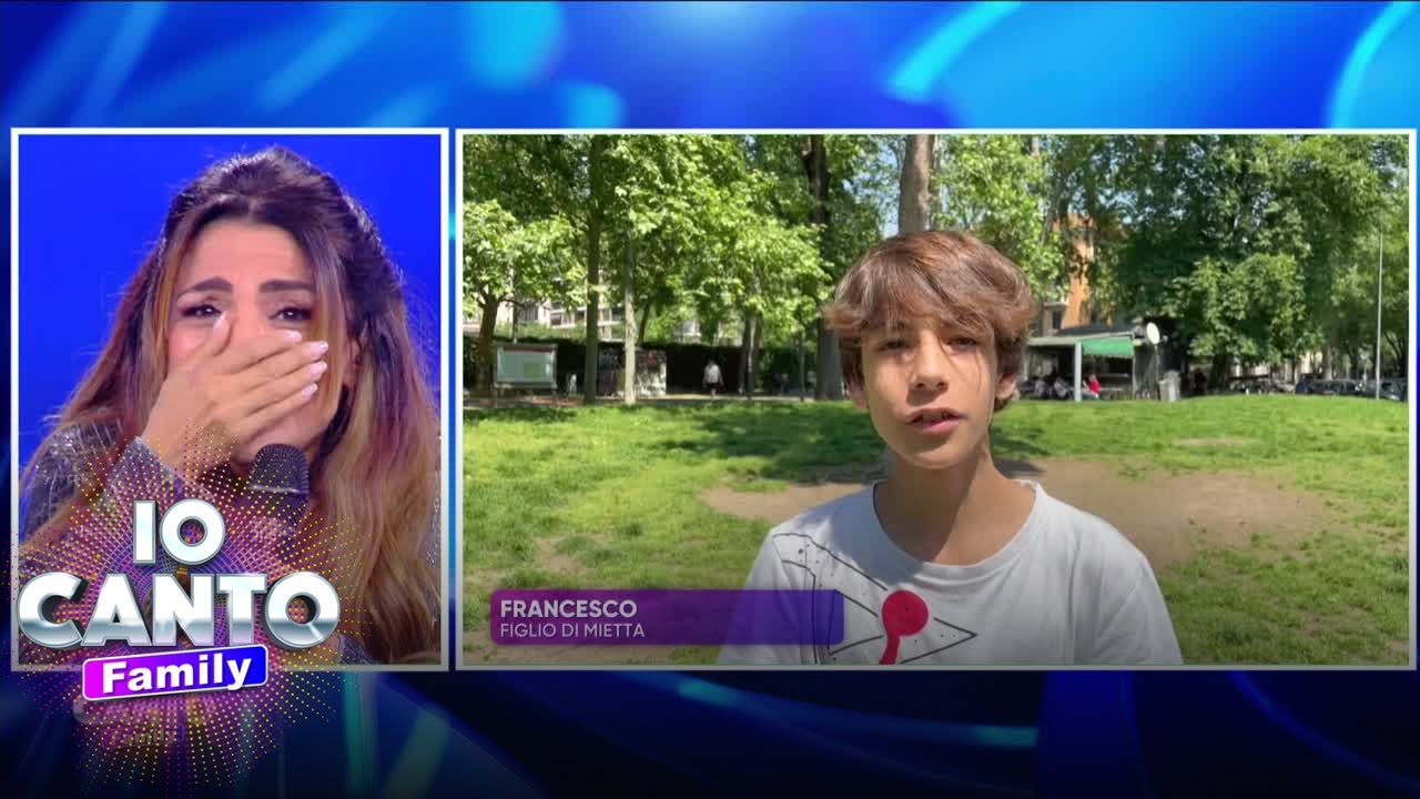 Io Canto Family - La sorpresa di Francesco, il figlio di Mietta