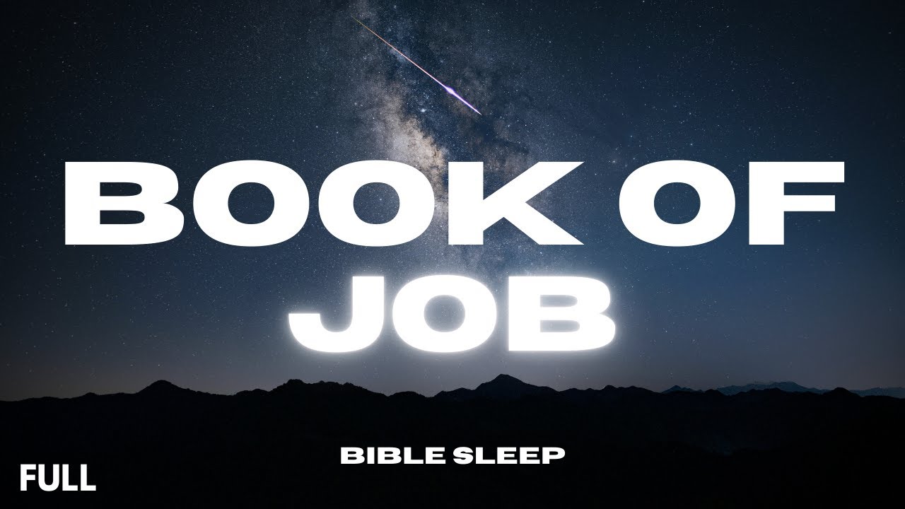Full Book of Job for Sleep with Gentle Rain Sounds | Peaceful Bible Reading & Relaxation