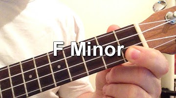 How to play F Minor chord on the ukulele!