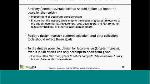 Understanding Rare Disease Registries   Part 1