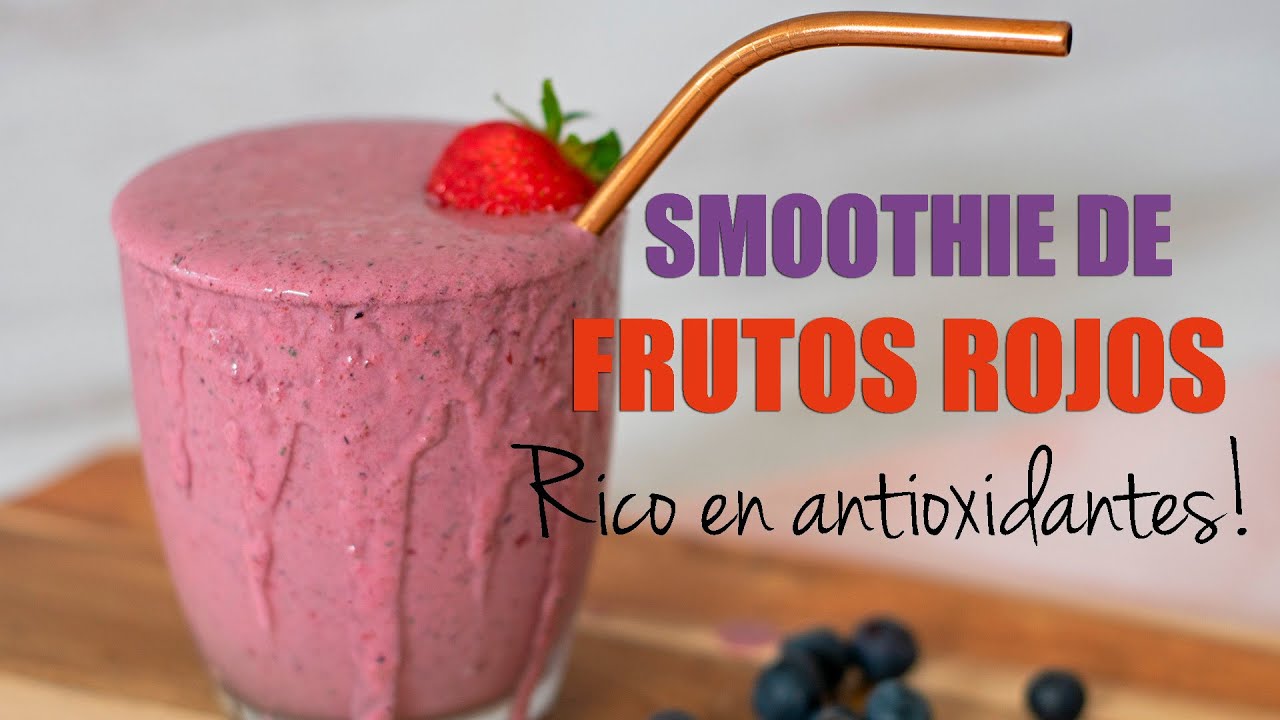 Batido de Frutos Rojos