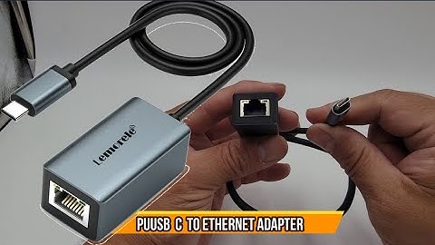USB C to Ethernet Adapter